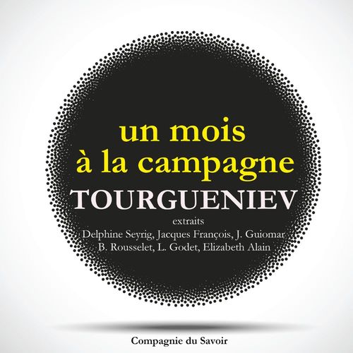 Couverture audiobook de Un mois à la campagne, de Ivan Tourgueniev, de Ivan Tourgueniev