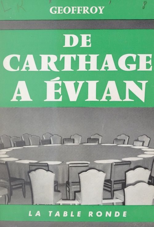 ebook cover of De Carthage à Évian, by Geoffroy