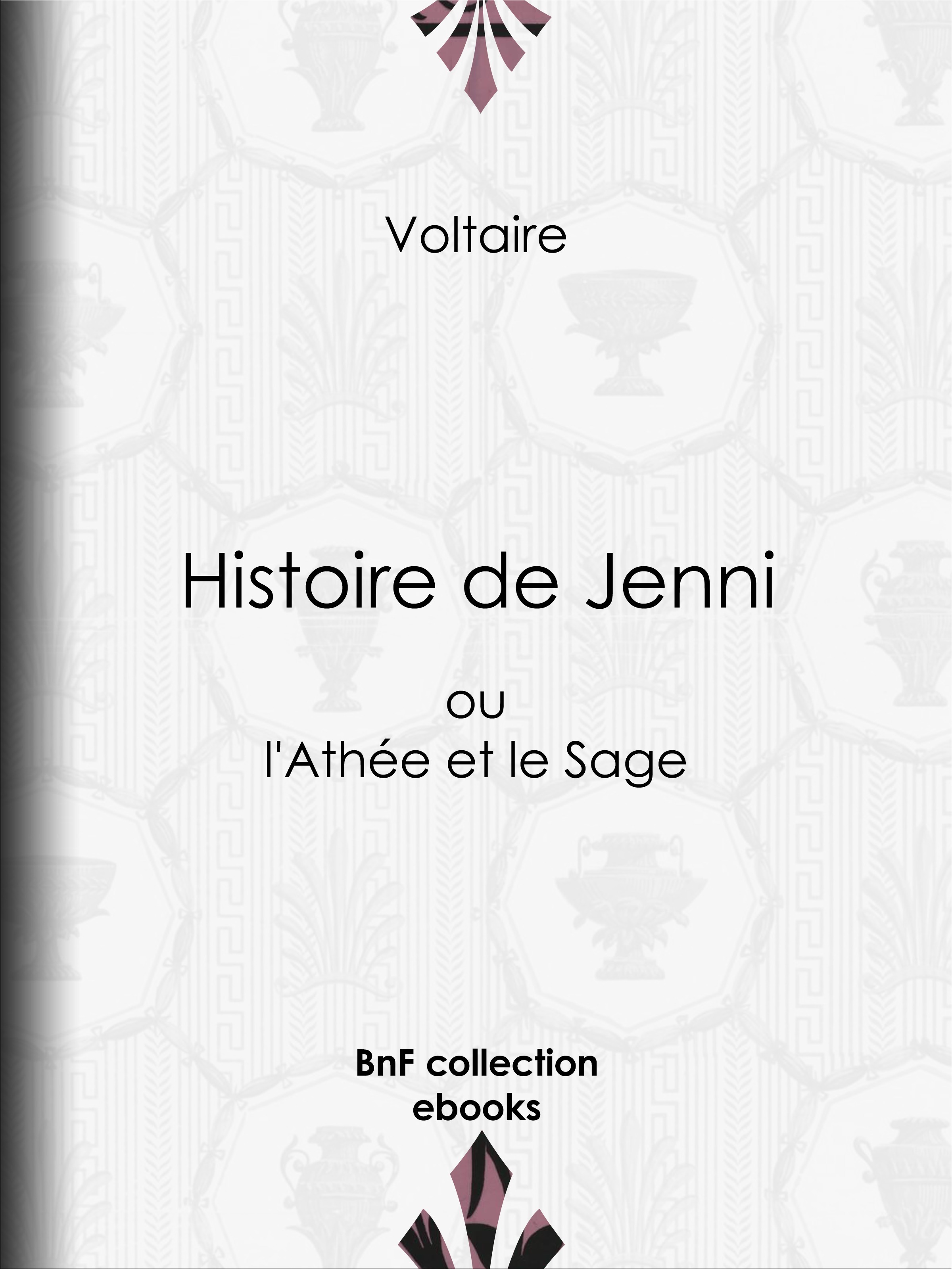 Couverture ebook de Histoire de Jenni, de Louis Moland, Voltaire