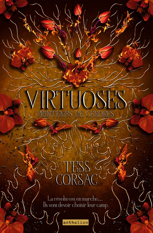 ebook cover of Virtuoses - Printemps de cendres, by Tess Corsac