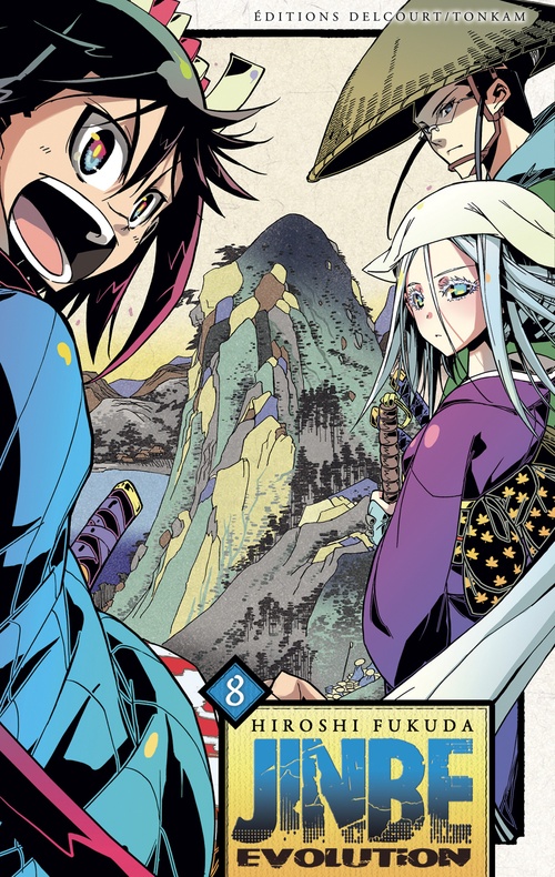 Couverture ebook de Jinbe Évolution T08, de Hiroshi Fukuda