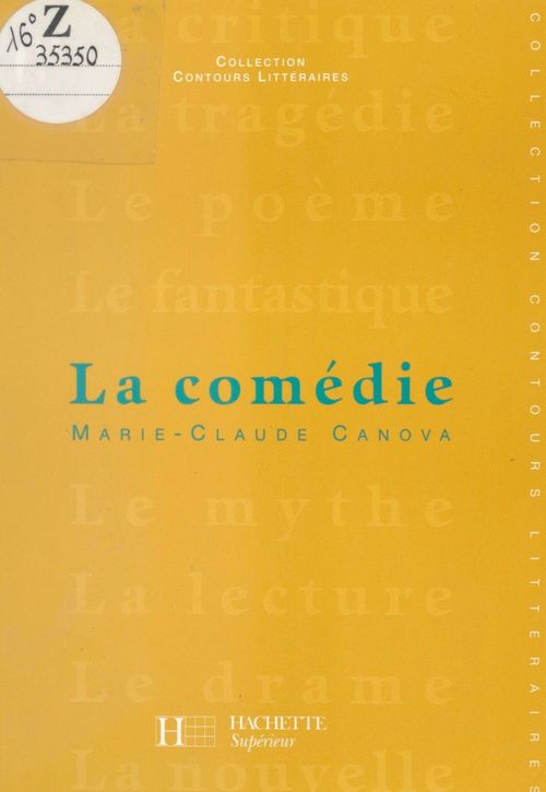 ebook cover of La comédie, by Marie-Claude Canova