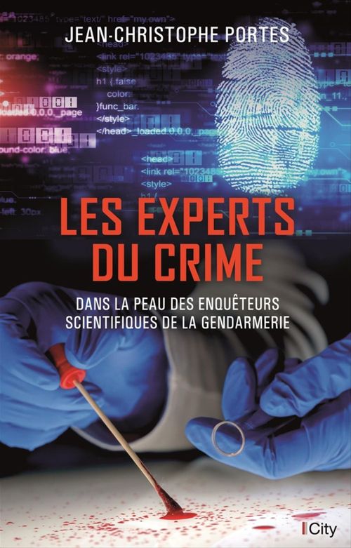 Couverture ebook de Les experts du crime, de Jean-Christophe Portes