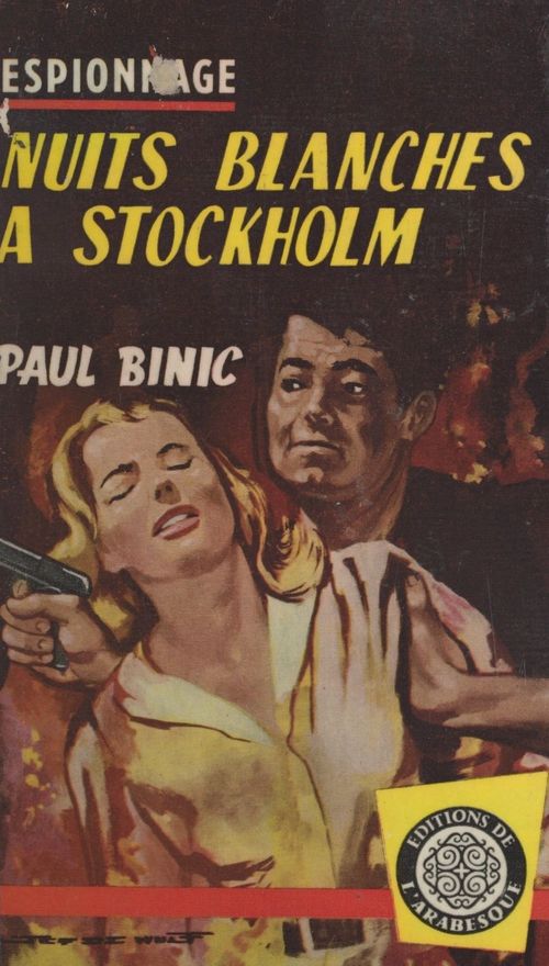 Couverture ebook de Nuits blanches à Stockholm, de Paul Binic