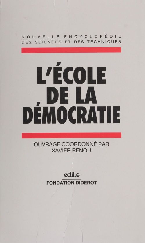 ebook cover of L'école de la démocratie, by Xavier Renou