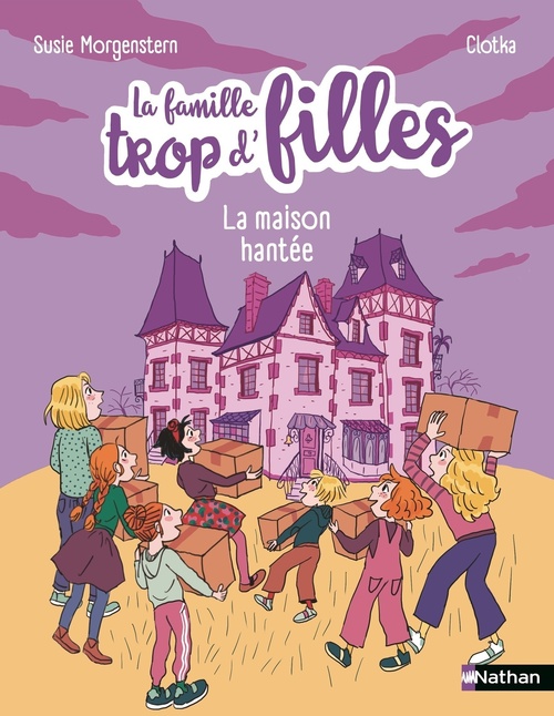 Couverture ebook de La famille trop d'fille - La maison hantée, de Susie Morgenstern