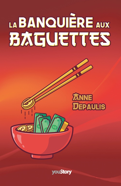 Couverture ebook de La banquière aux baguettes, de Anne Depaulis