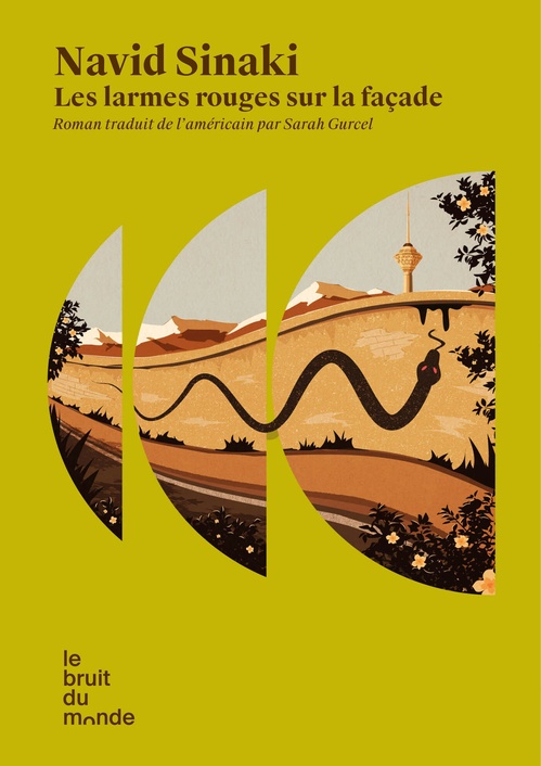 ebook cover of Les larmes rouges sur la façade, by Navid Sinaki