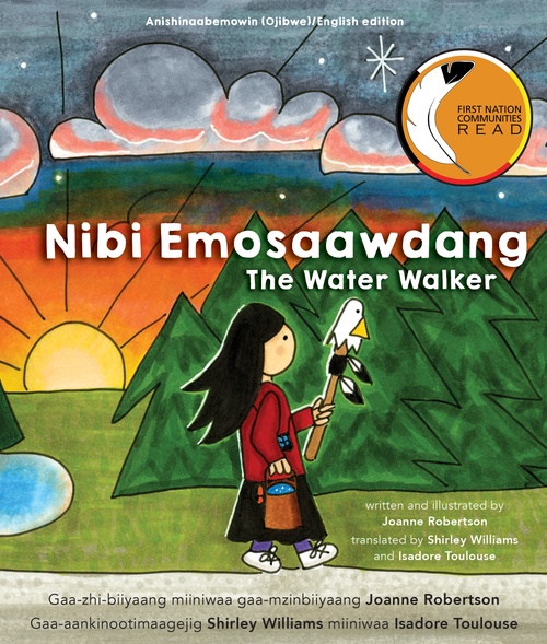 ebook cover of Nibi Emosaawdang / The Water Walker, by Joanne Robertson
