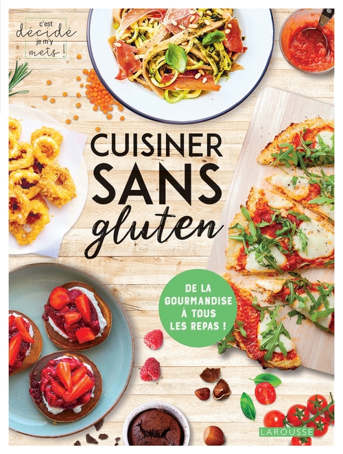 Couverture ebook de Cuisiner sans gluten, de Collectif