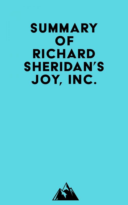 ebook cover of Summary of Richard Sheridan's Joy, Inc., by Everest Media