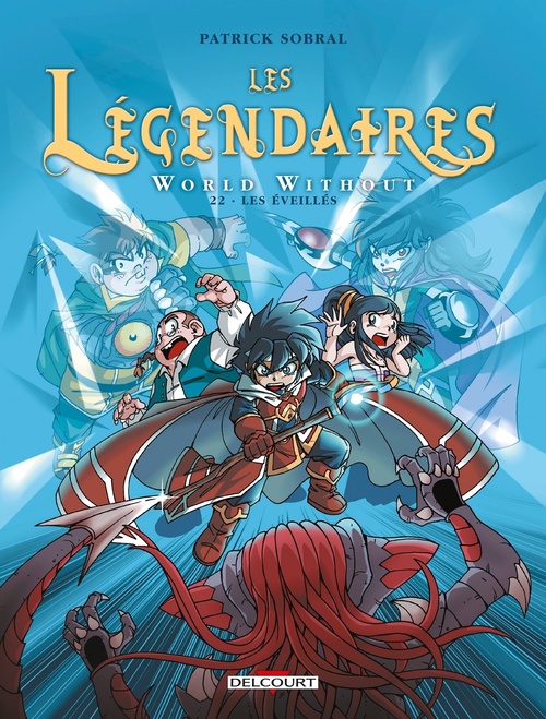 Couverture ebook de Les Légendaires T22 - World Without : Les Éveillés, de Patrick Sobral