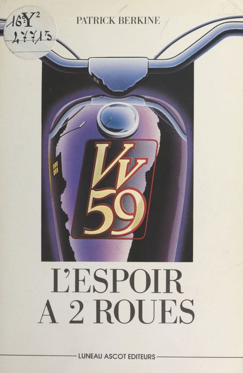 ebook cover of Vv 59, l'espoir à deux roues, by Patrick Berkine
