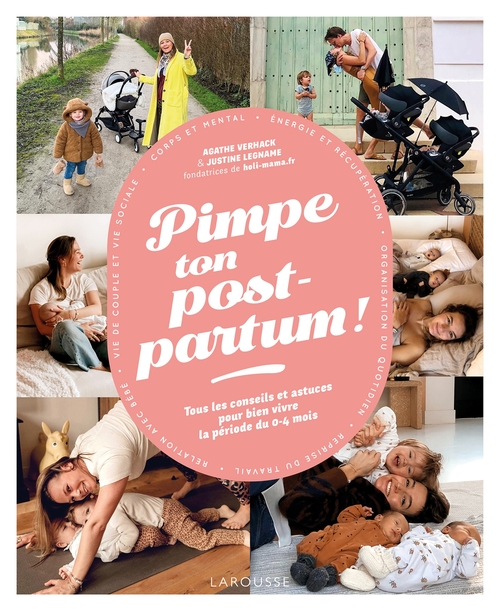 Couverture ebook de Pimpe ton post-partum !, de Agathe Verhack, Justine Legname