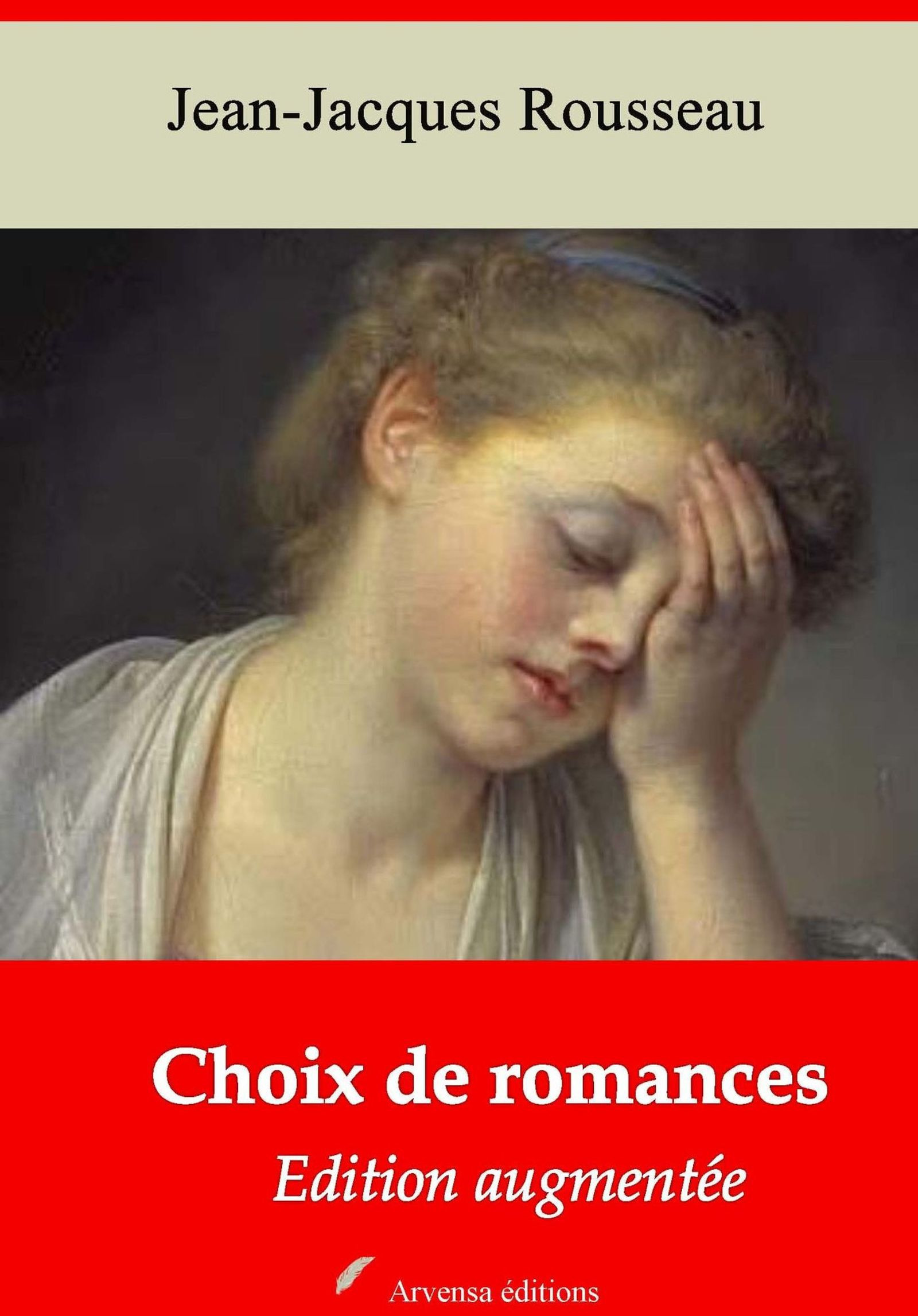 Couverture ebook de Choix de romances - suivi d'annexes, de Jean-Jacques Rousseau