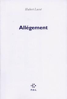 Couverture ebook de Allègement, de Hubert Lucot