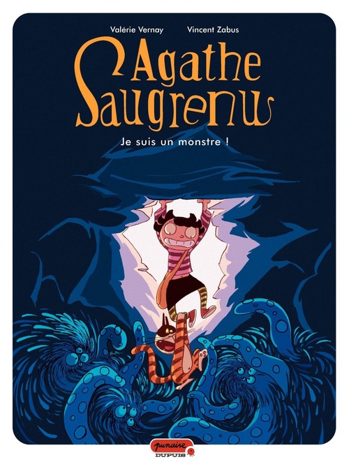 ebook cover of Agathe Saugrenu - Tome 1 - Je suis un monstre, by Valérie Vernay, Vincent Zabus