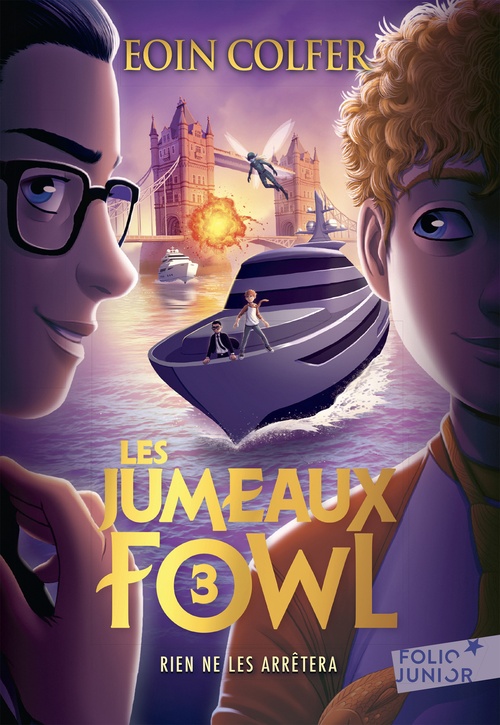 ebook cover of Les Jumeaux Fowl (Tome 3) - Rien ne les arrêtera, by Eoin Colfer, Pétur Atli Antonsson