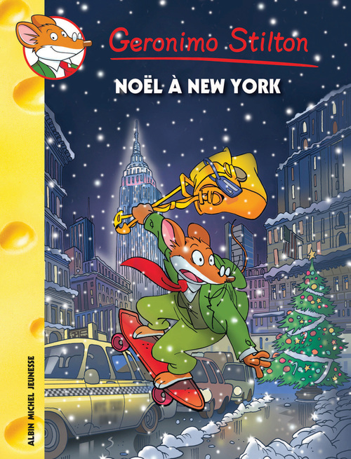 Couverture ebook de Noël à New York, de Geronimo Stilton, Titi Plumederat