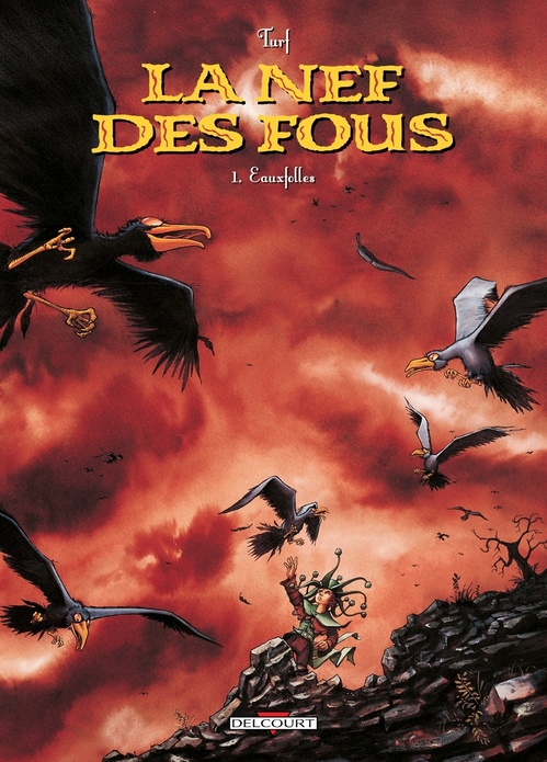 Couverture ebook de La nef des fous T01 - Eauxfolles, de  Turf