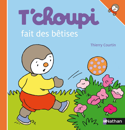 Couverture ebook de T'choupi fait des betises, de Thierry Courtin