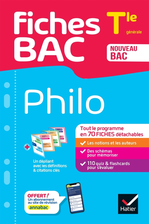 ebook cover of Fiches bac - Philo Tle - Bac 2027, by Patrick Ghrenassia, Johnny Brousmiche, Anthony Dekhil, Justine Janvier