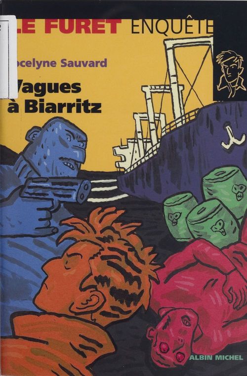 Couverture ebook de Vagues à Biarritz, de Rebena, Jocelyne Sauvard