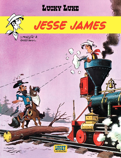 ebook cover of Lucky Luke - Tome 4 - Jesse James, by Morris, René Goscinny