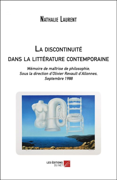 Couverture ebook de La discontinuité dans la littérature contemporaine, de Nathalie Laurent
