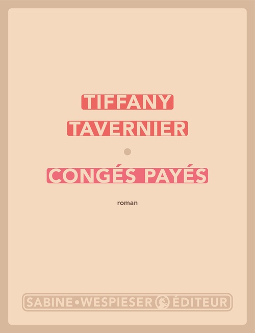 Couverture ebook de Congés payés, de Tiffany Tavernier