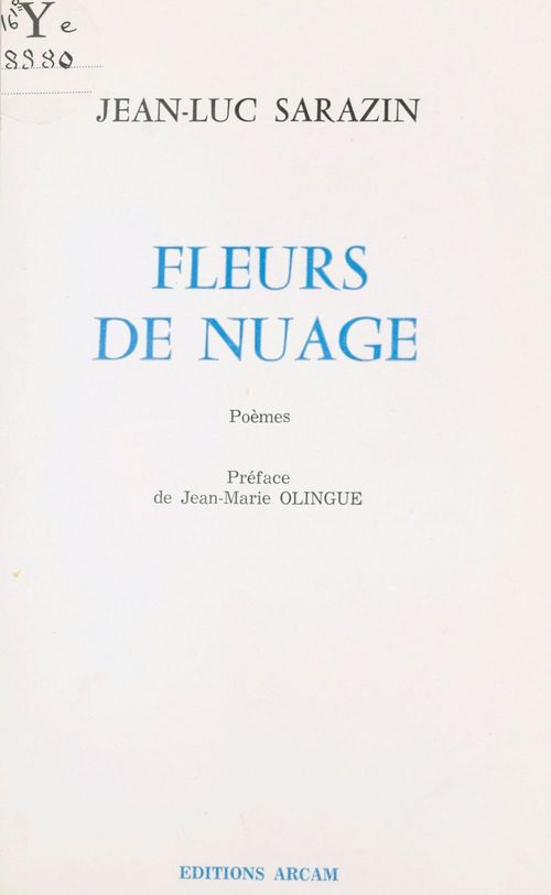 ebook cover of Fleurs de nuage, by Jean-Luc Sarazin