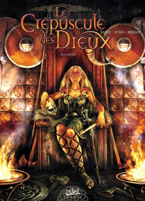ebook cover of Le Crépuscule des dieux T05 - Kriemhilde, by Nicolas Jarry