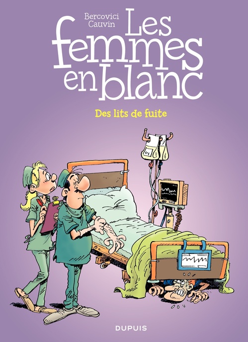 Couverture ebook de Les Femmes en Blanc - Tome 35 - Des lits de fuite, de Raoul Cauvin, Philippe Bercovici