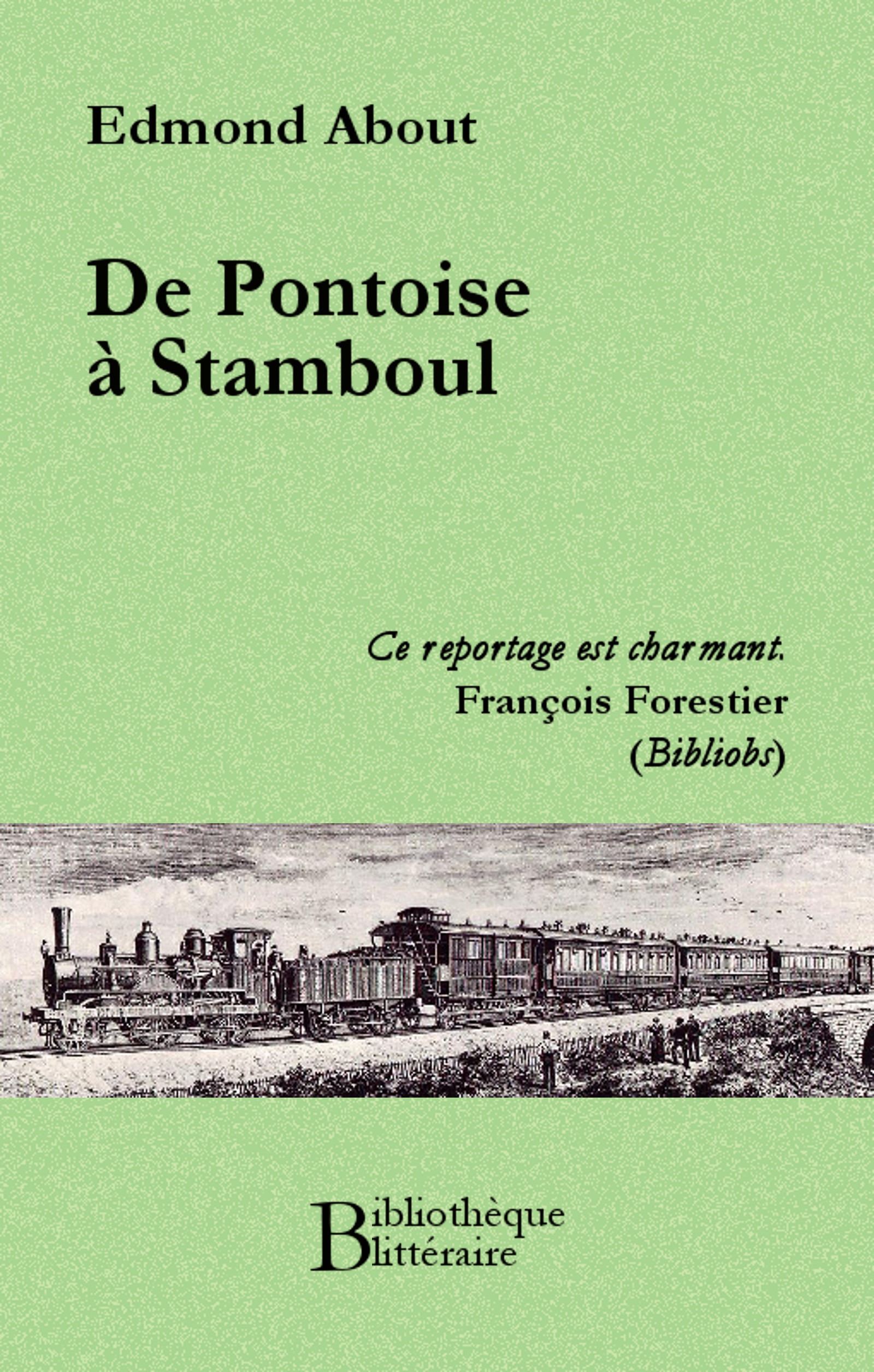 Couverture ebook de De Pontoise à Stamboul, de Edmond About