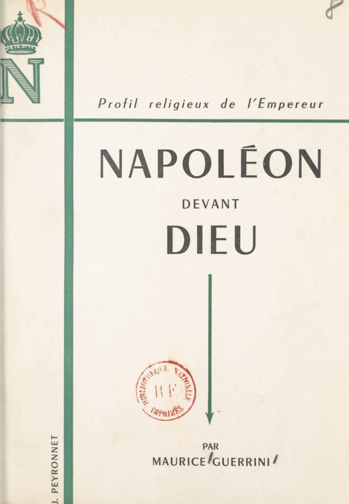 Couverture ebook de Napoléon devant Dieu, de Maurice Guerrini