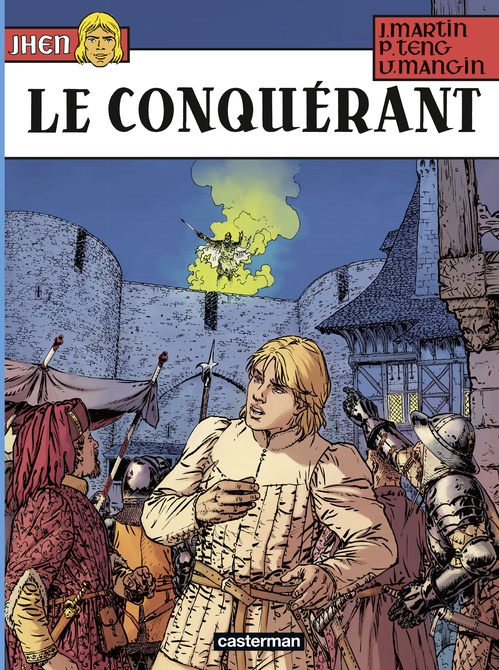 Couverture ebook de Jhen (Tome 18) - Le Conquérant, de Jacques Martin, Valérie Mangin, Paul Teng