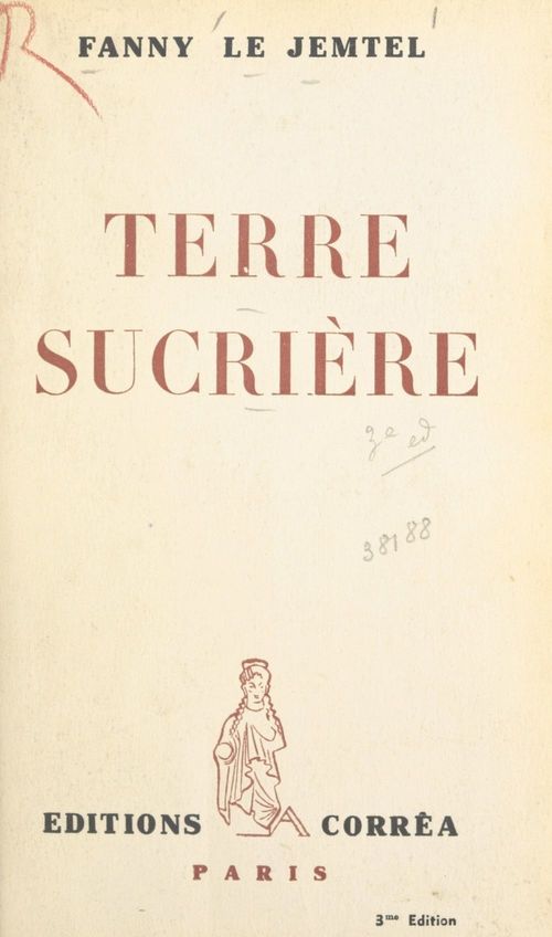 ebook cover of Terre sucrière, by Fanny Le Jemtel