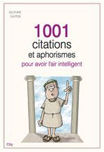 Couverture ebook de 1001 citations et aphorismes, de Delphine Gaston