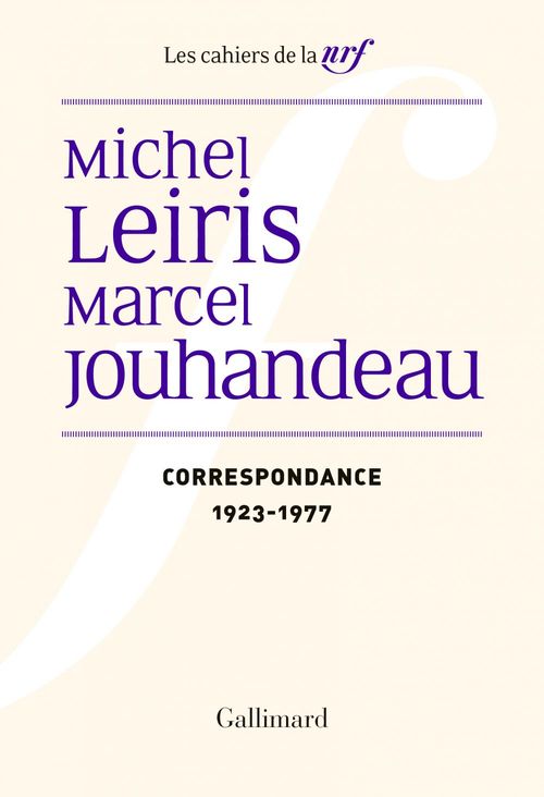 ebook cover of Correspondance (1923-1977), by Marcel Jouhandeau, Michel Leiris