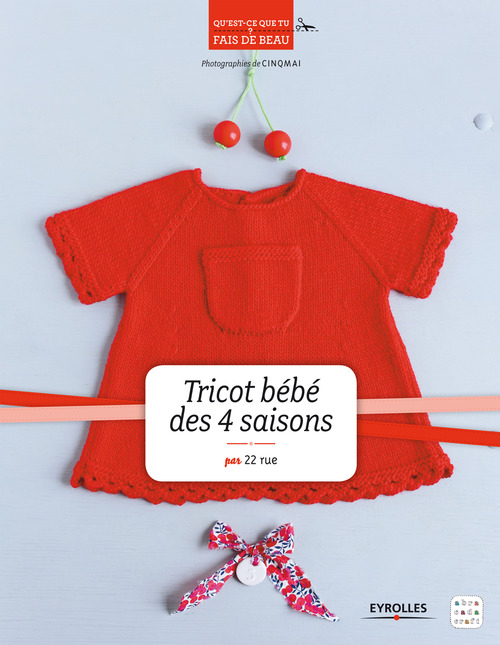 Couverture ebook de Tricot bébé des 4 saisons, de Collectif