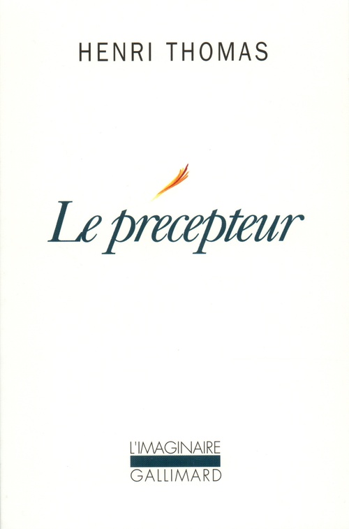 Couverture ebook de Le précepteur, de Henri Thomas