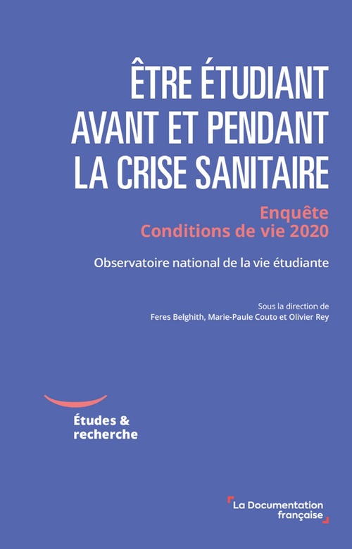 ebook cover of Être étudiant avant et pendant la crise sanitaire, by Collectif