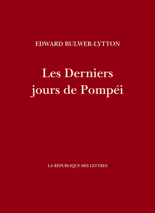 ebook cover of Les Derniers jours de Pompéi, by Edward Bulwer-Lytton