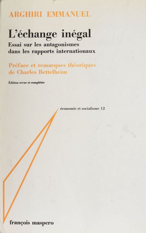 ebook cover of L'échange inégal, by Arghiri Emmanuel