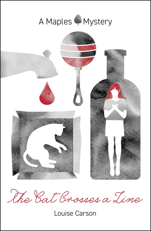 Couverture ebook de The Cat Crosses a Line, de Louise Carson