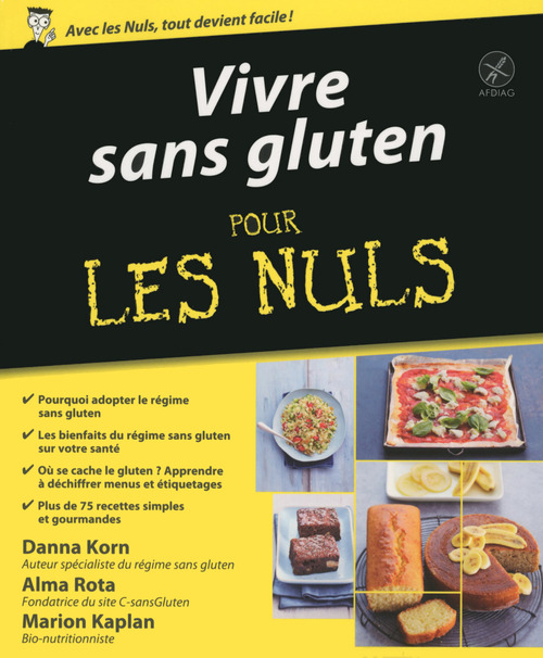 ebook cover of Vivre sans gluten pour les Nuls, by Korn Danna