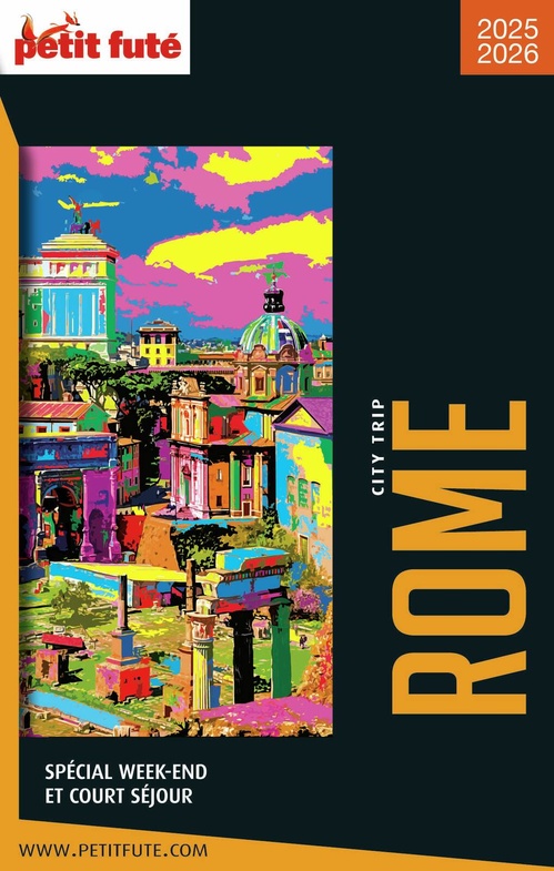 Couverture ebook de Guide Rome City Trip 2025 City trip Petit Futé, de Collectif