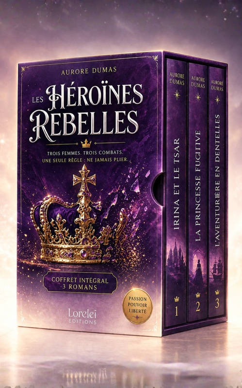 Couverture ebook de Les Héroïnes Rebelles, de Aurore Dumas