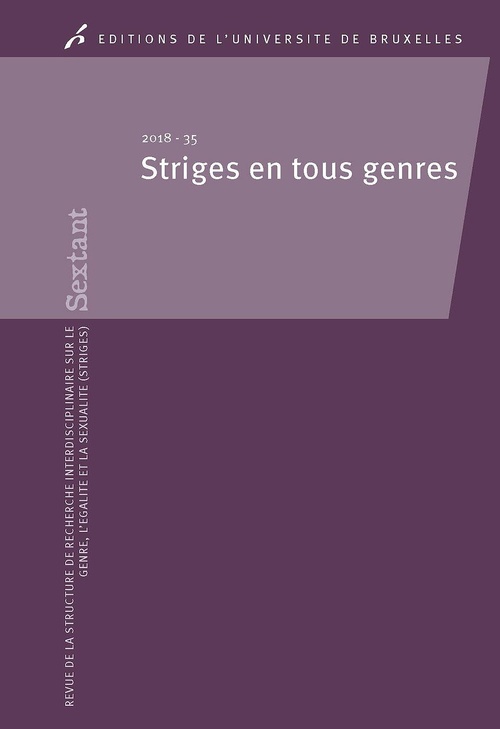 ebook cover of Striges en tous genres, by Revue Sextant