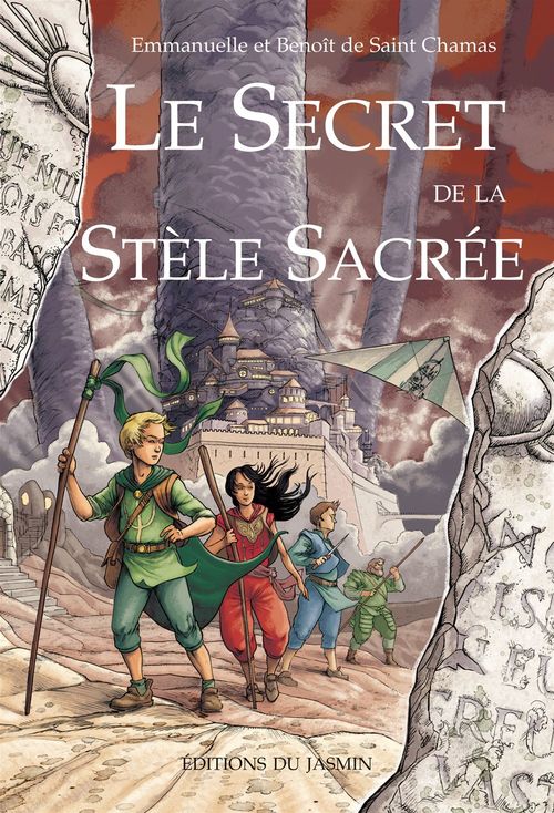 Couverture ebook de Le secret de la stèle sacrée, de E&B De Saint Chamas